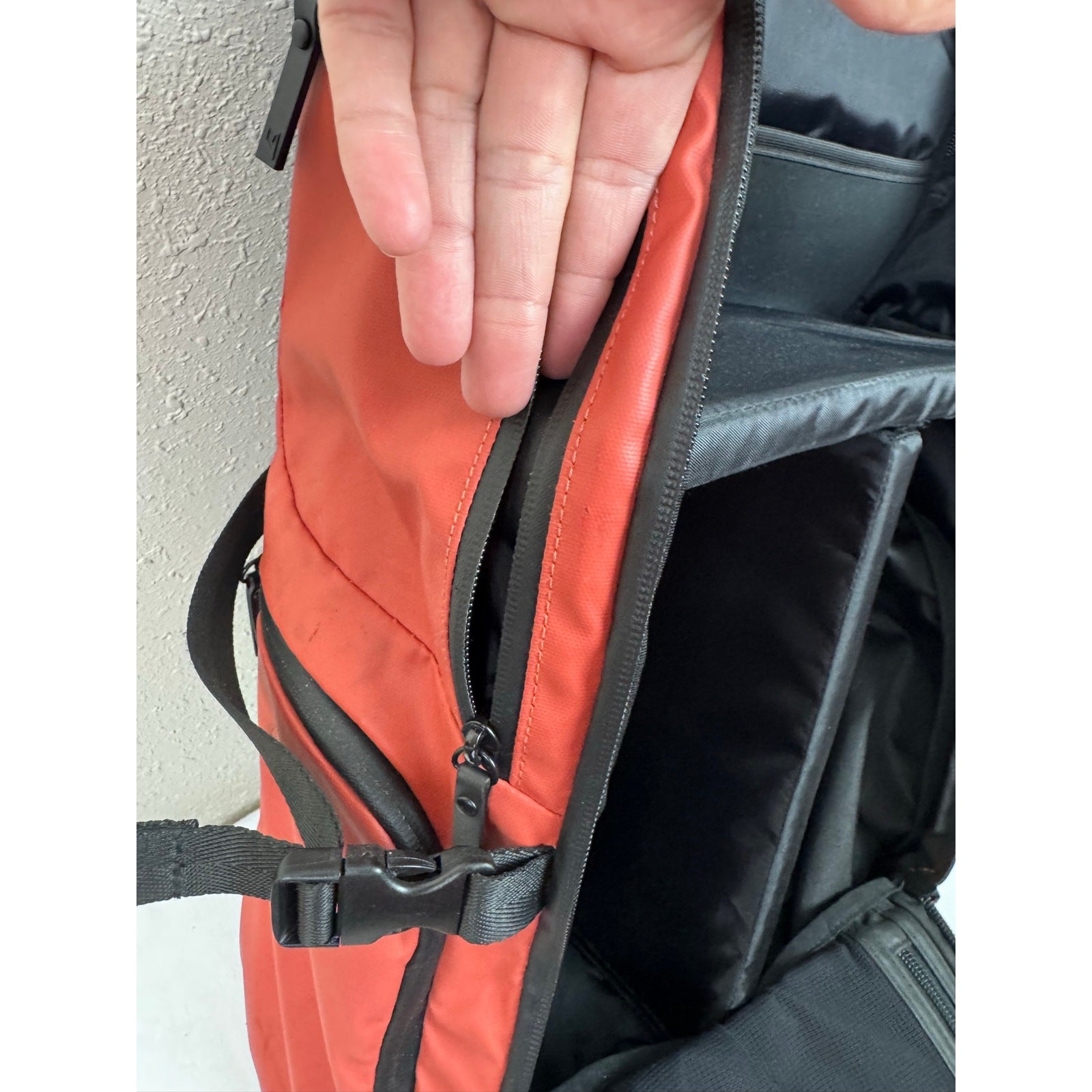 Gymshark X-Series 0.3 Backpack in Persimmon Red