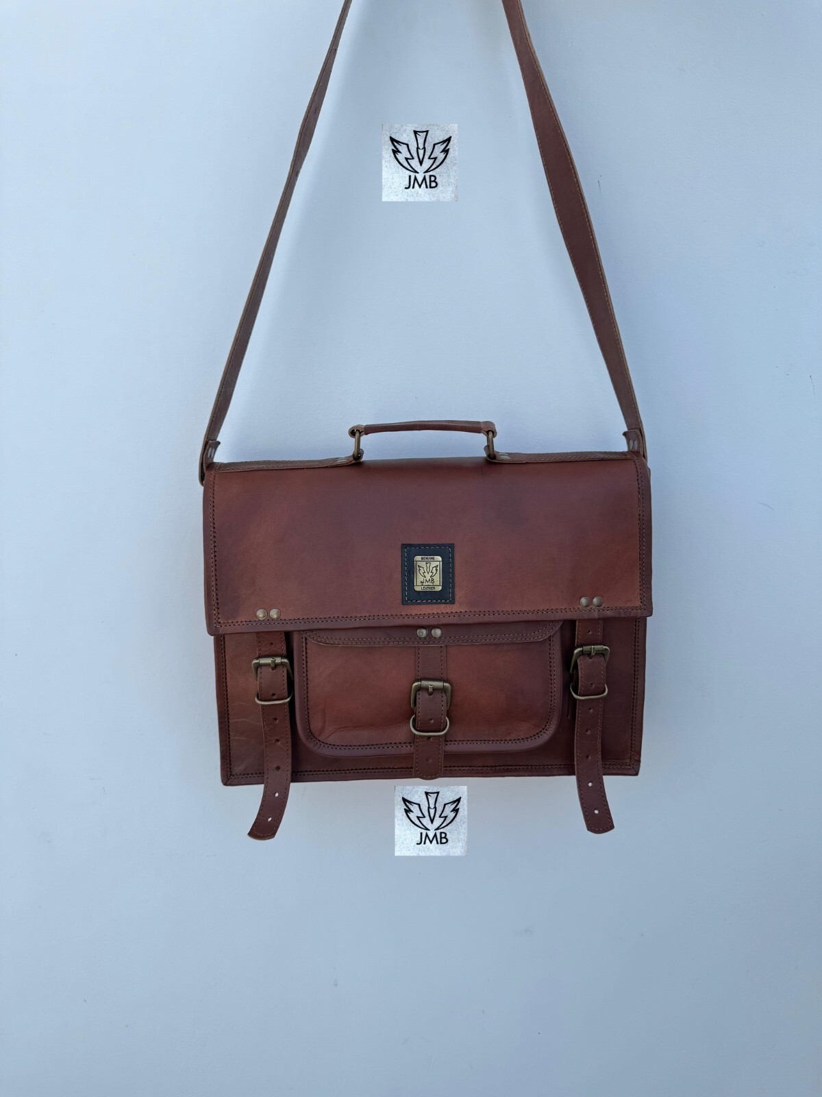 Genuine Men’s Handmade Leather Backpack Bag Travel Laptop New Rucksack