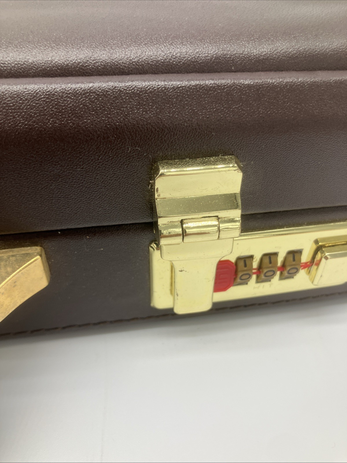 Vintage MCM Briefcase Hard Case 80s HIT Industry 17x12x4 Pro Dad Organizer Retro