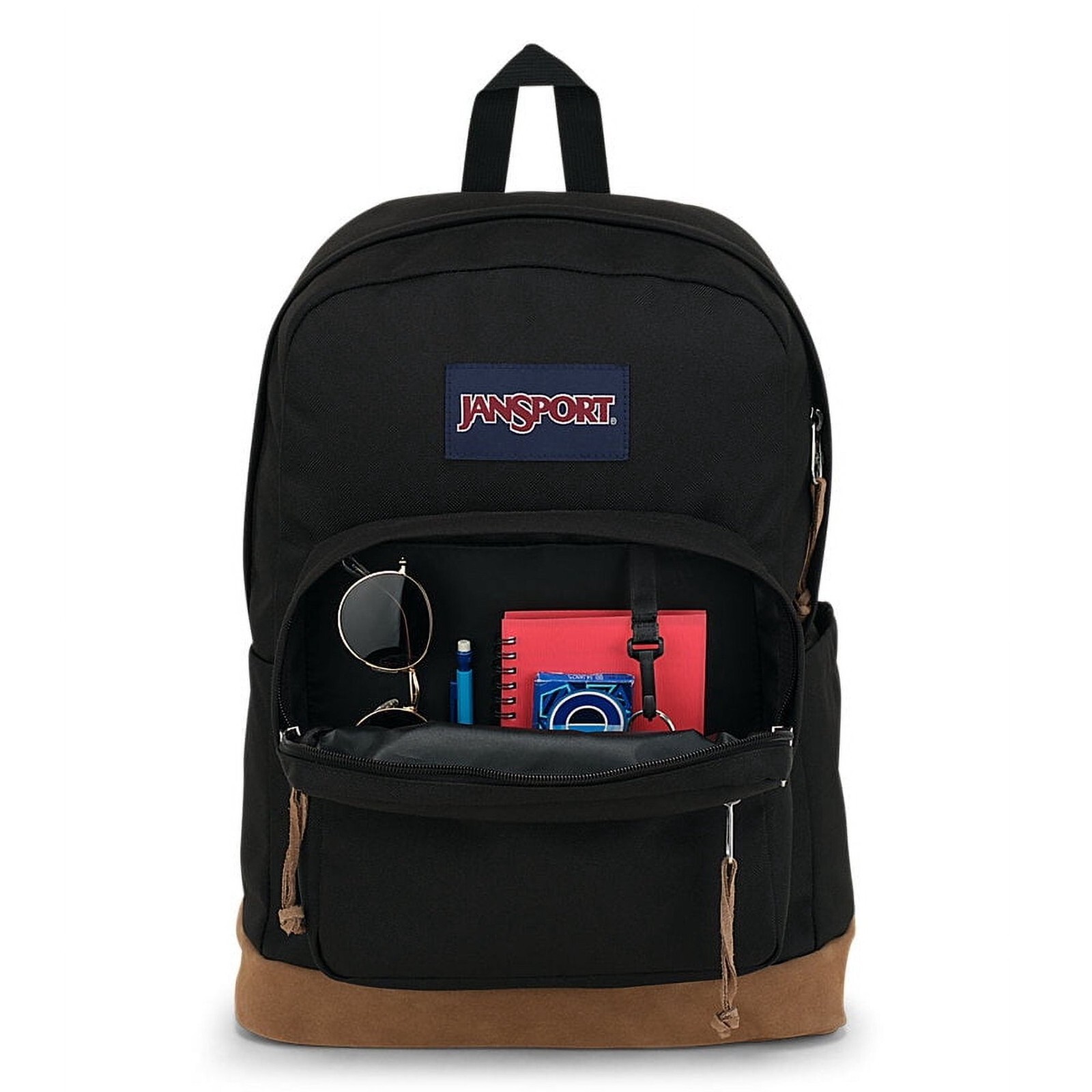 JanSport Right Pack Backpack, Durable Daypack with 15″ Laptop Sleeve, Black