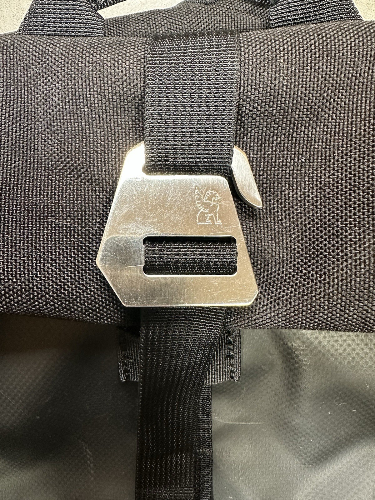 Chrome Industries Black Rolltop Backpack