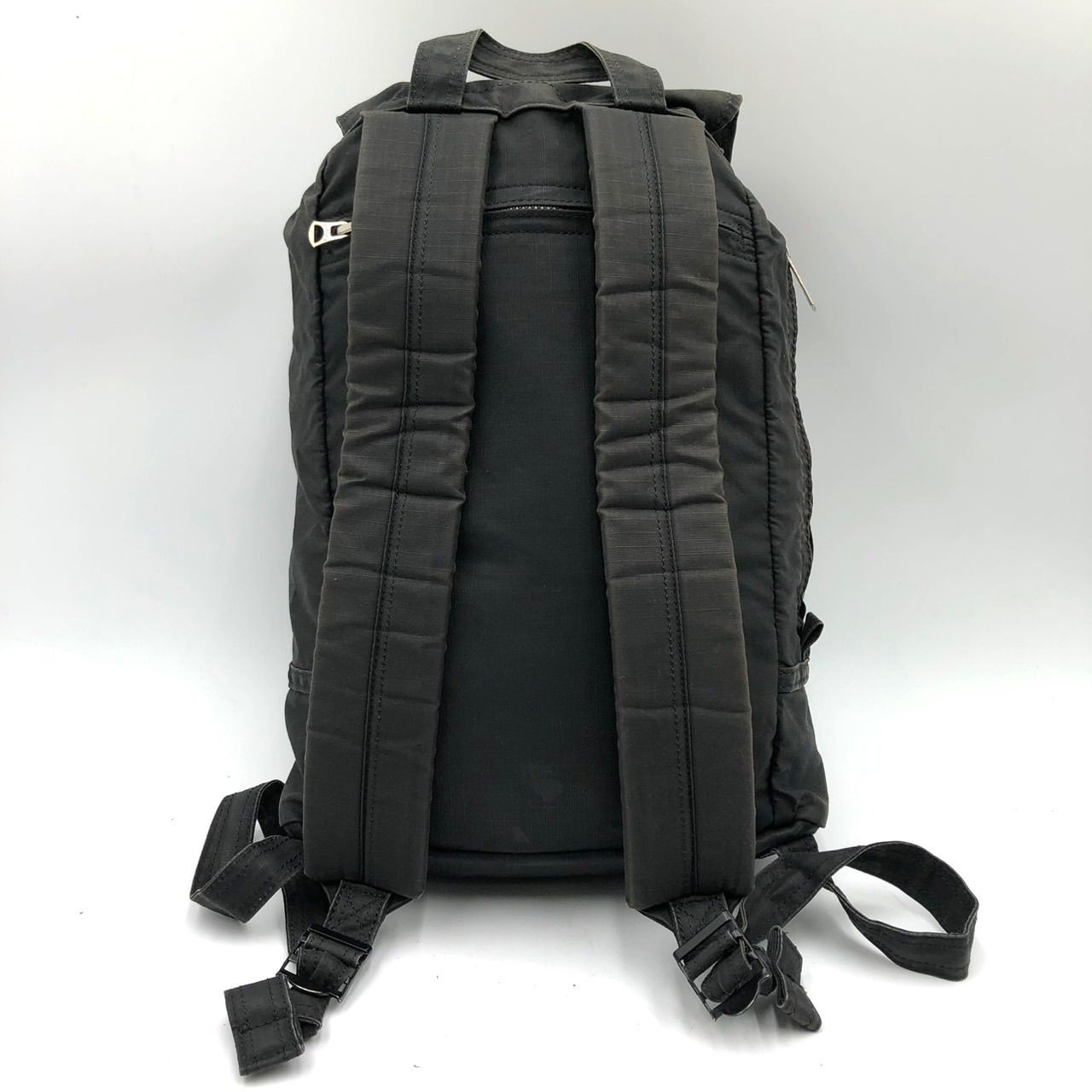 Porter Black Nylon Backpack 42cm x 26cm x 14cm Used
