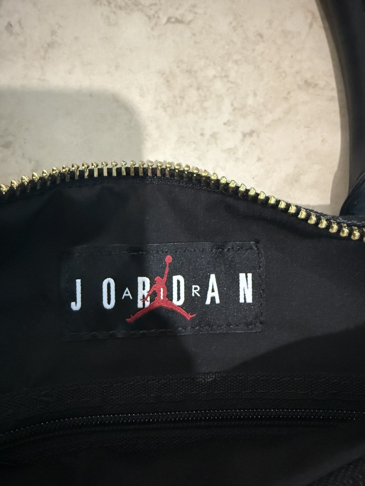 Air Jordan Monogram Black Duffle Bag Luggage Tote Carry On Size 25L