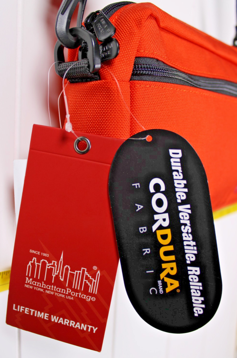 MANHATTAN PORTAGE Jogger (L) sling bag Cordura fabric- ORANGE Retail $45