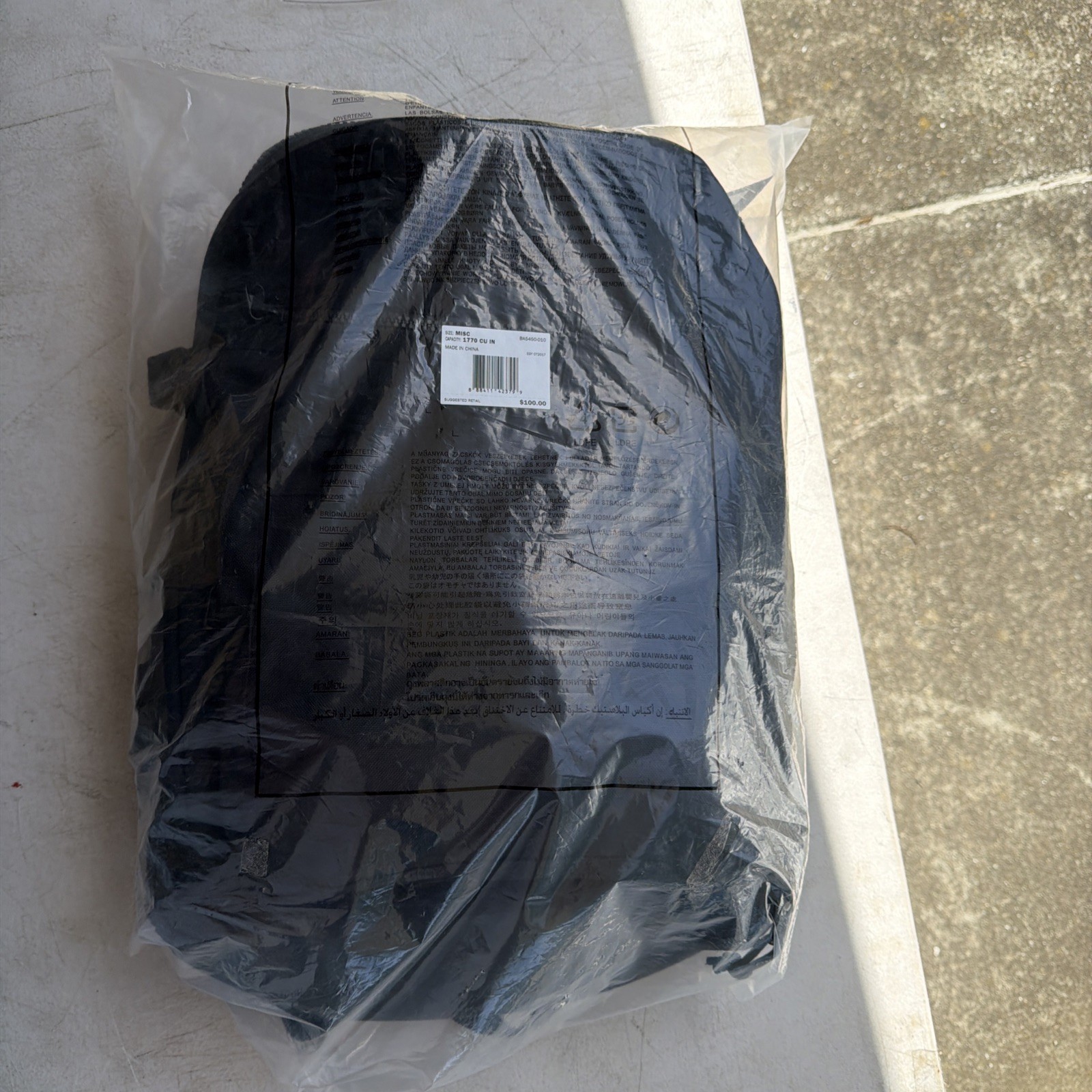 NIKE MISC/ DIVERS BLACK BAGPACK FOR UNISEX ADULTS SIZE-24L