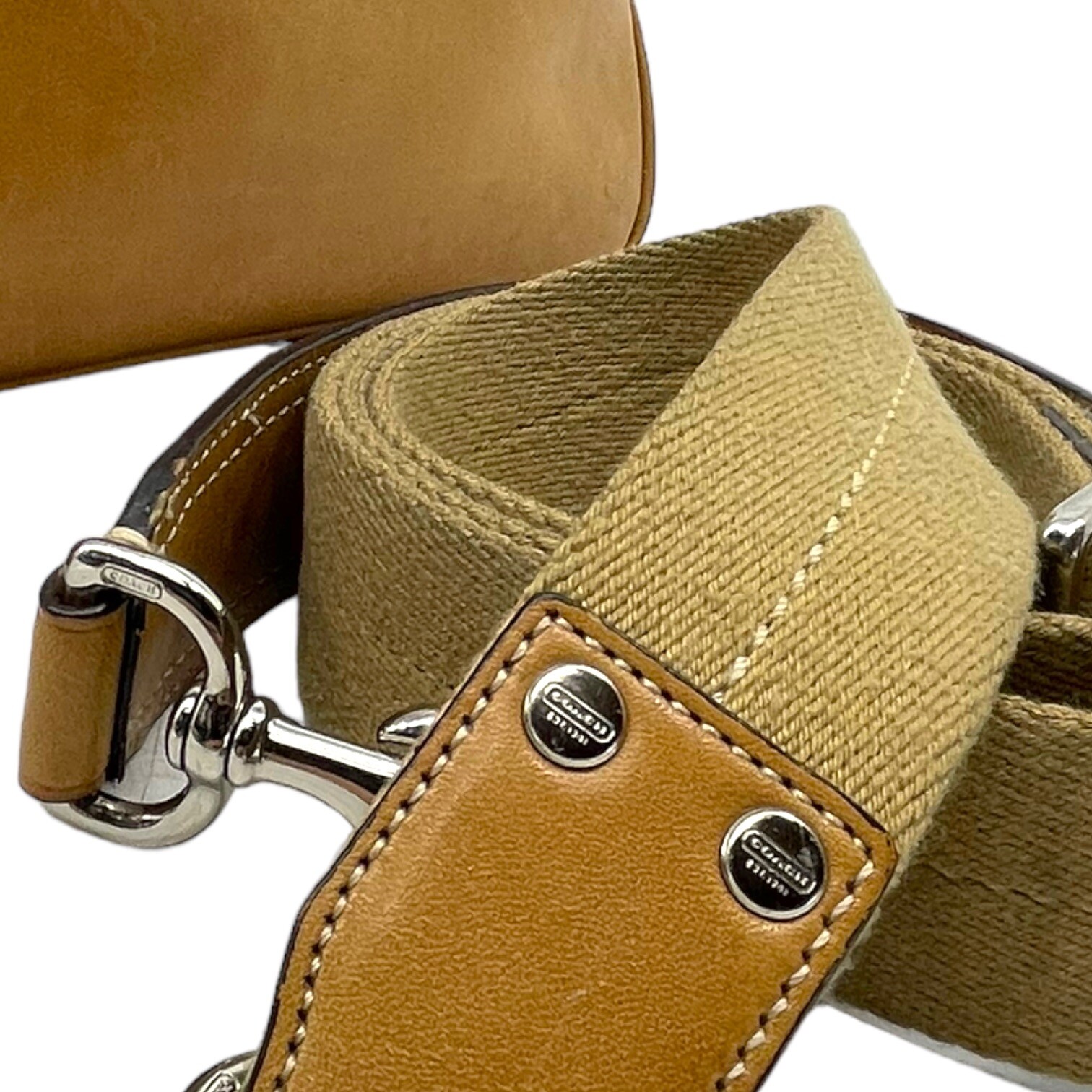 Vintage 90s Y2K COACH F70101 Large Leather Messenger Bag Briefcase Satchel EVC