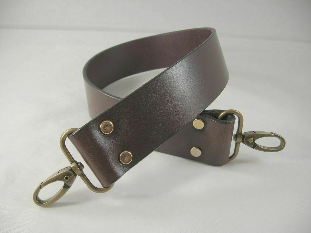 1.5 in. Cowhide Leather Cross body Purse Handbag Strap Extra Wide – 4 Colors