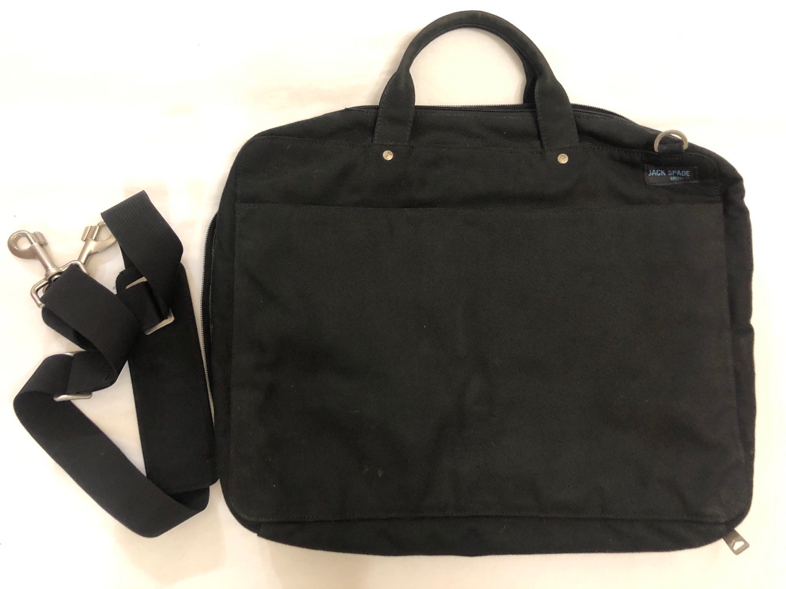 JACK SPADE Greene Street Messenger Laptop Bag Shoulder Crossbody 7” X 14” X 17”
