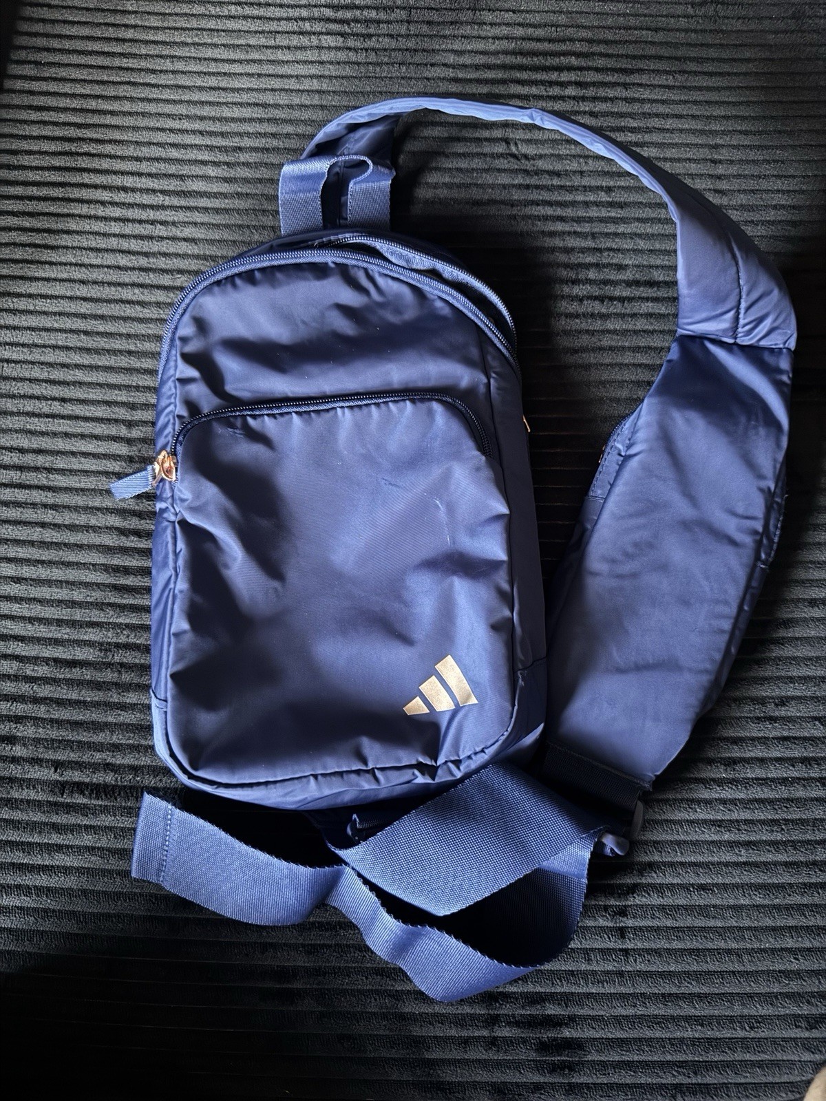 adidas Essentials Crossbody – Athletic Sling Bag with Phone Pocket | Dark Blue
