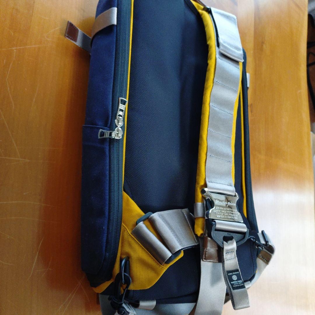 Master-Piece Yellow/Black Shoulder Bag, Excellent Cond, 50x30cm