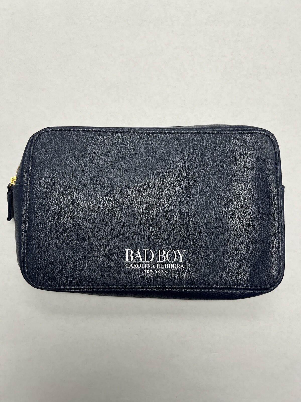 Pouch Bag, Carolina Herrera Bad Boy, Navy Blue, Brand New