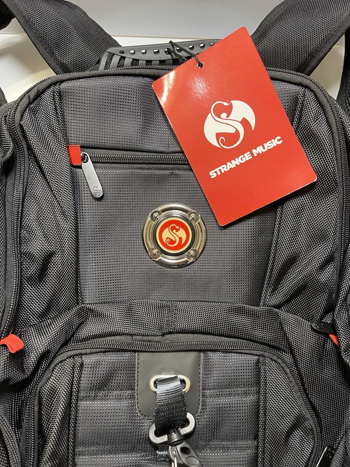 Tech N9ne Strange Music VIP Tour Backpack Exclusive Black NEW WITH TAGS