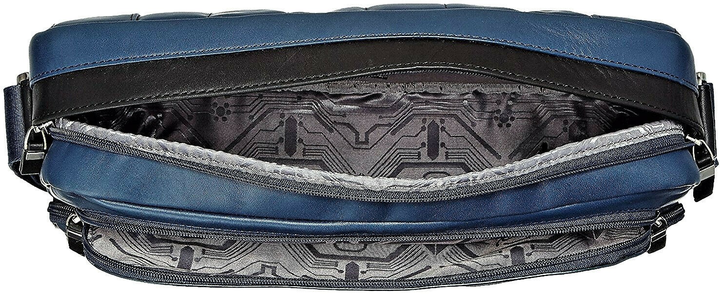 Piquadro Ca3660s80 Men’s Blue Leather PC Folder Office Bag