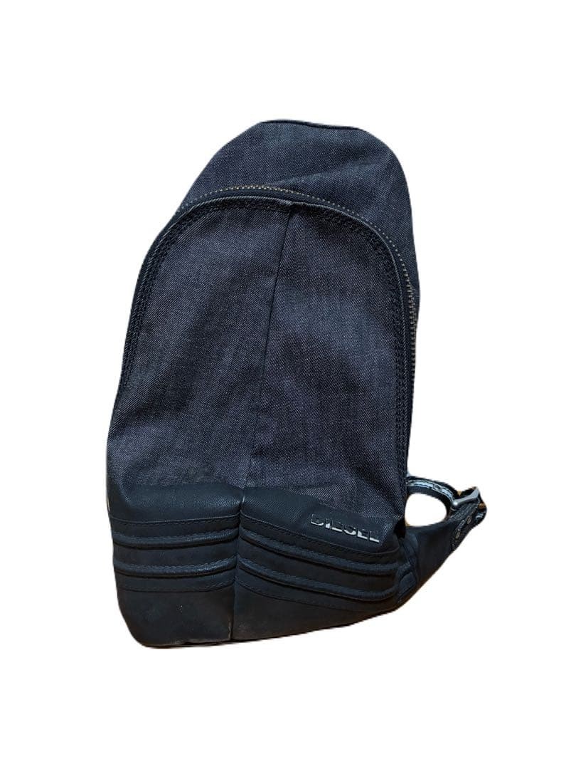 Diesel Men Archive Shoulder Bag Black/Dark Gray 22x38cm Luxury Stylish Casual