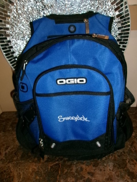 New Ogio Street Metro Tech Specs Laptop Backpack w/Swaglock Logo