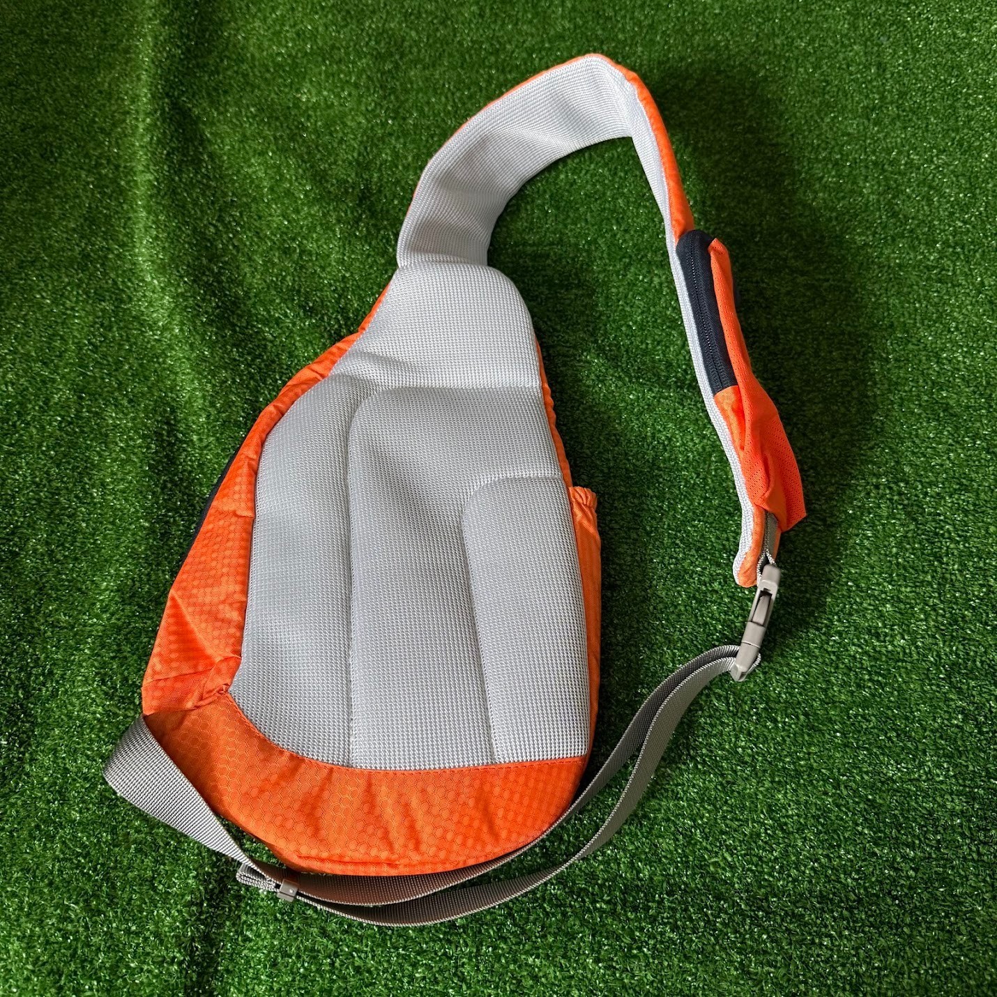 Apex Orange Ripstop Crossbody Bag Outdoor Hiking Camping Travel Sling Pack