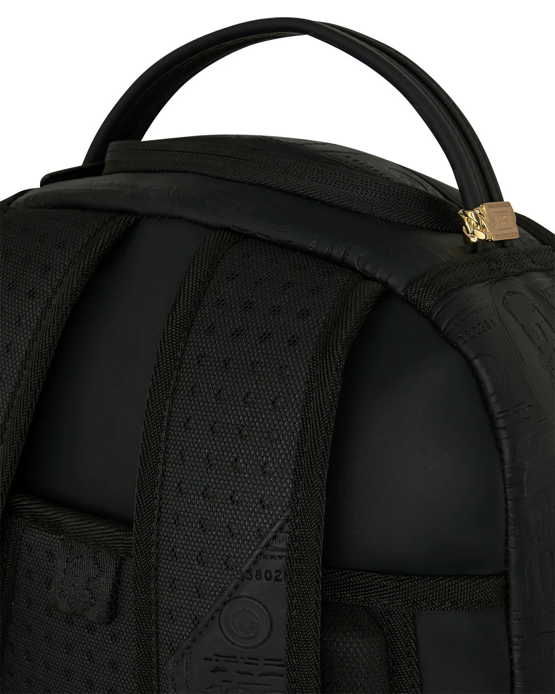 Sprayground Embossed MONEY HEIST Backpack🔥New Black Bookbag Kids School Bag
