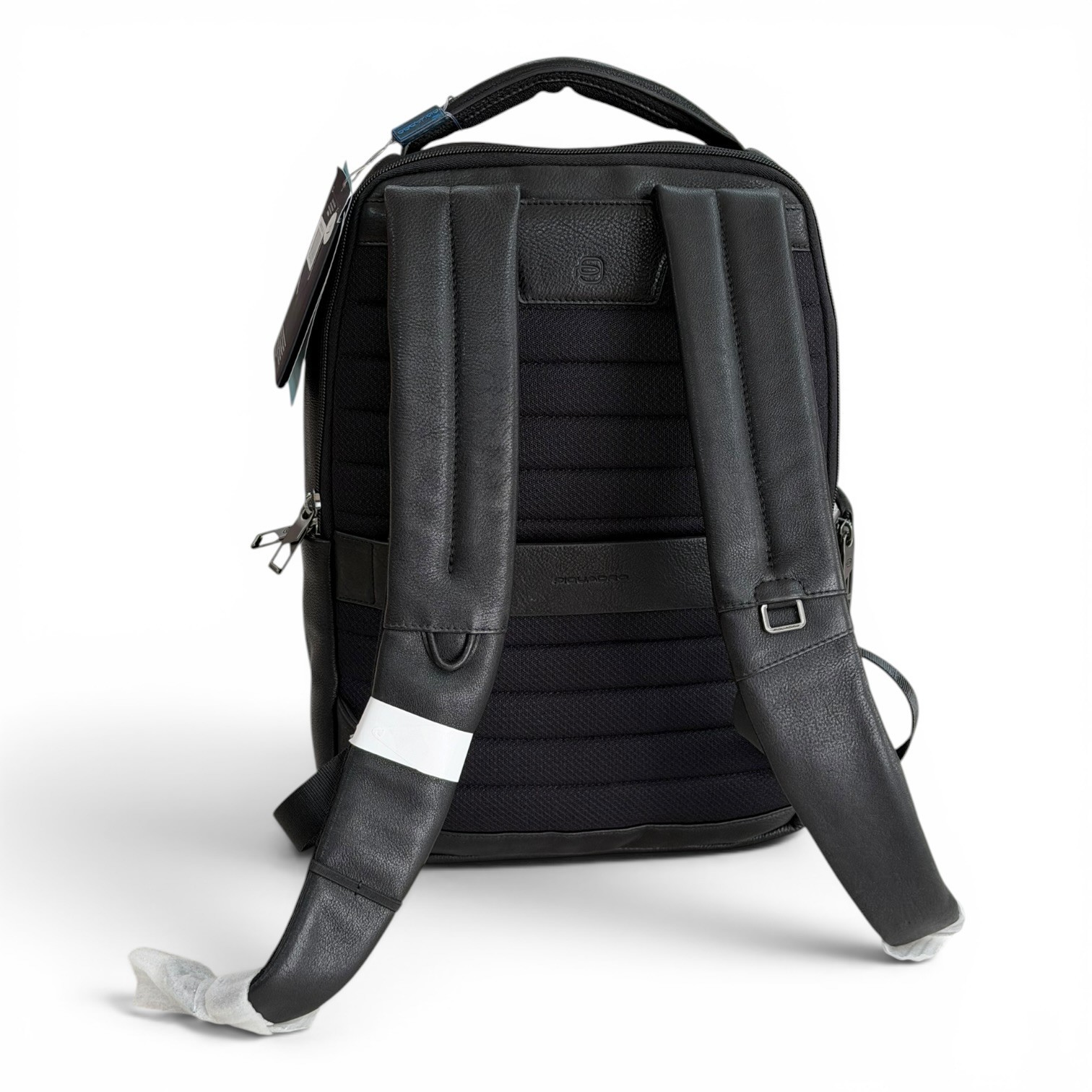 PIQUADRO men’s backpack leather backpack with computer made in Italy notebook