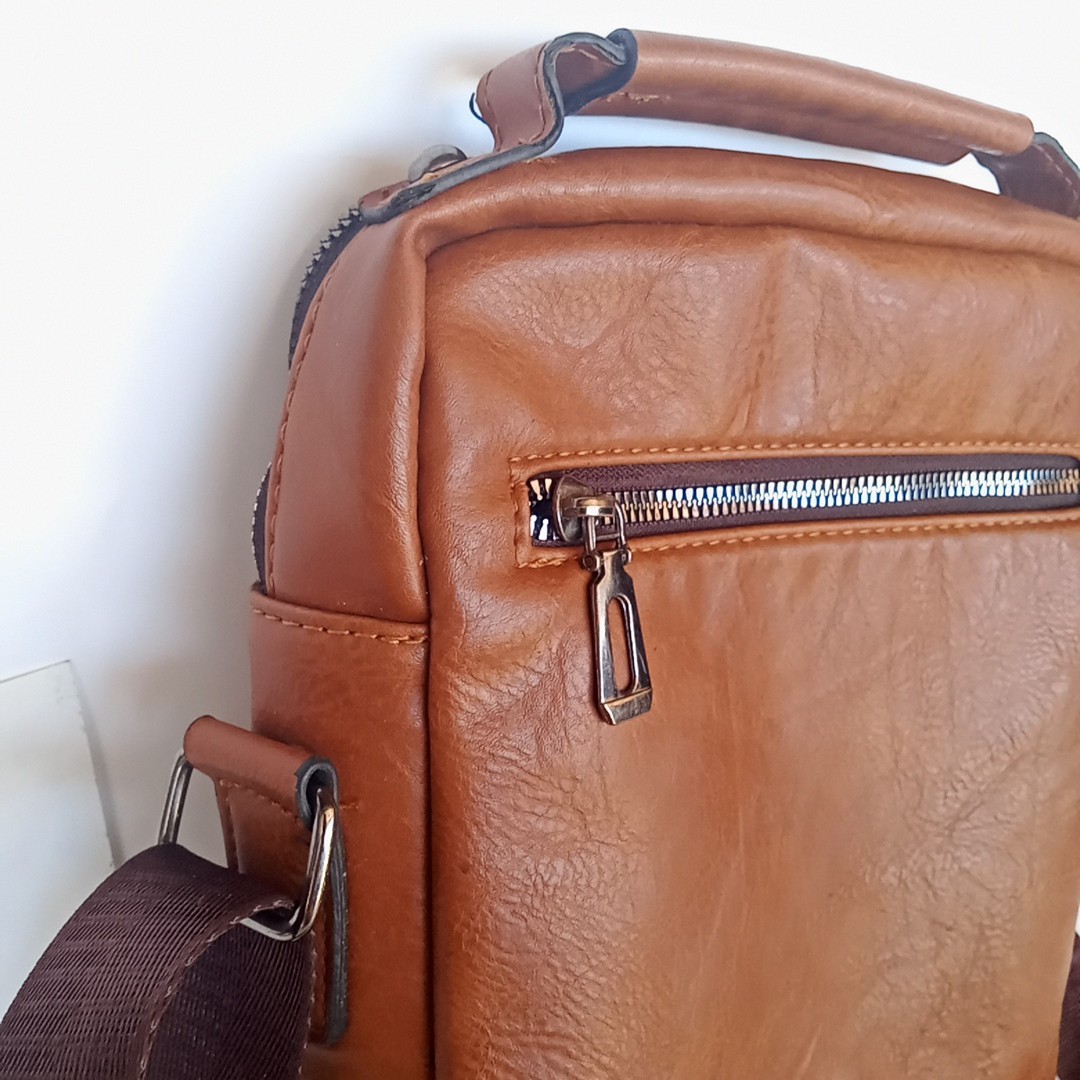 Weixier Service Bag Crossbody JW Ministry Missionary Bible Messenger Brown PU
