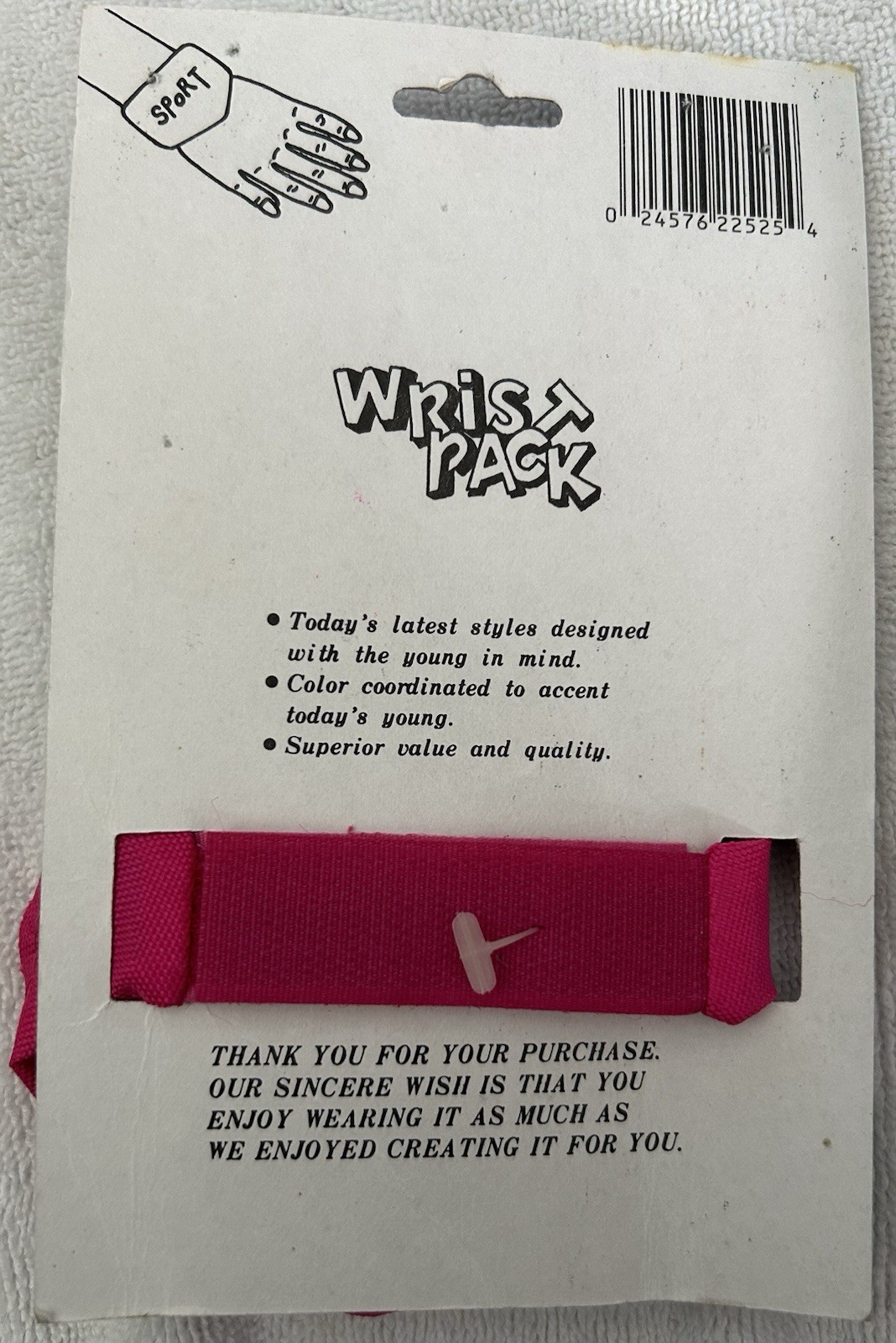 Two (2) SUPER RARE Vintage Mini 1990 Zip Pocket Wrist Fanny Pack “Unisex” LOOK!