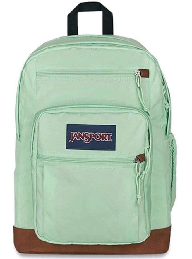Jansport Cool Student 14.9″ Device Backpack Polyester Mint Chip JS0A2SDD7S2 NEW