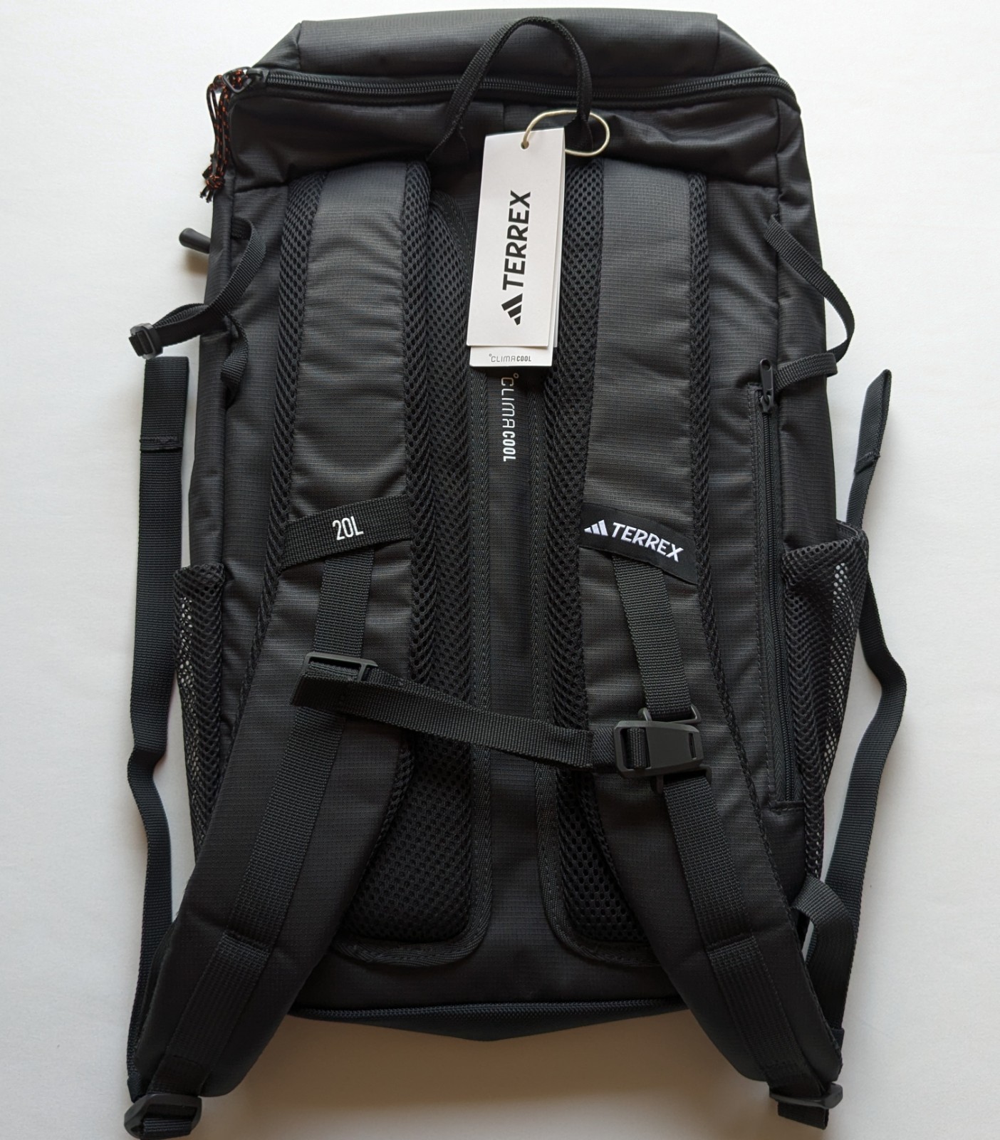 Adidas Terrex Multi Climacool Backpack Hiking Day Bag Black Size 20L JM0464