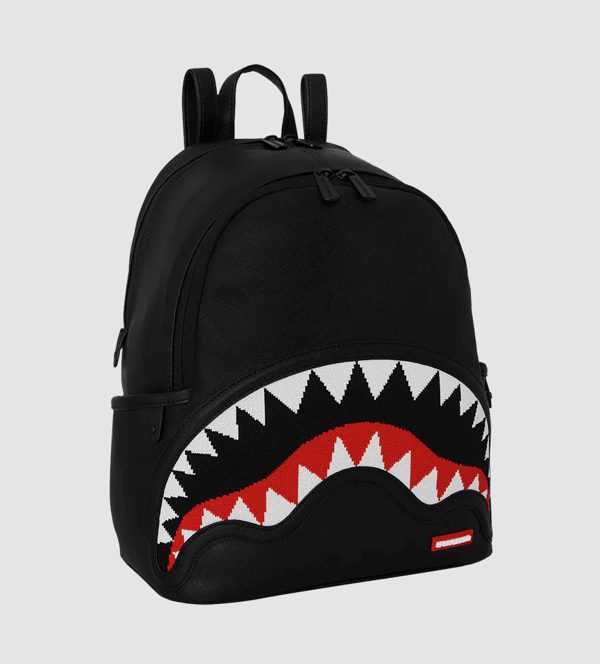 *NEW* SPRAYGROUND KNIT COMMANDER SAVAGE BACKPACK BLACK (B8024) 👍