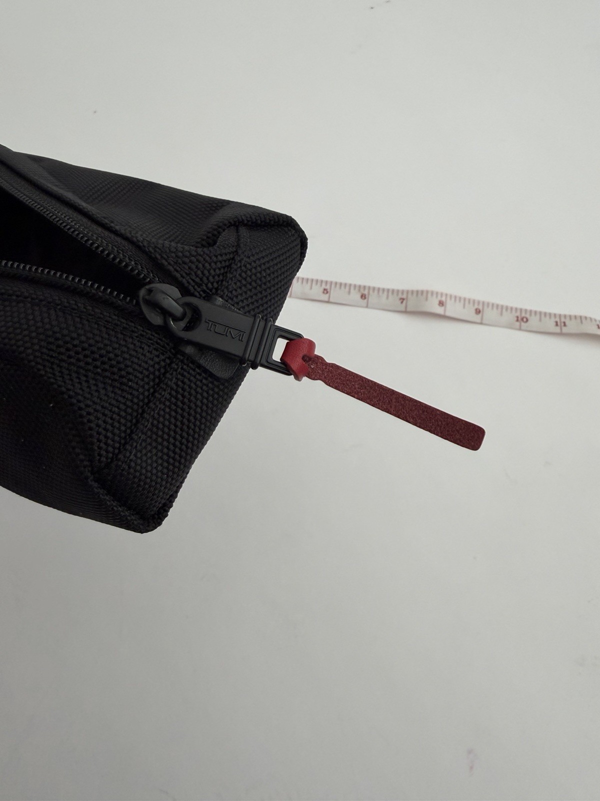 Tumi Alpha Electronic Cord Pouch in black ballistic nylon Travel Accessories