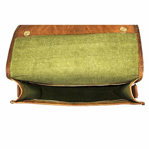 Men’s Top Seller Leather Vintage Laptop Messenger Handmade Briefcase Bag Satchel