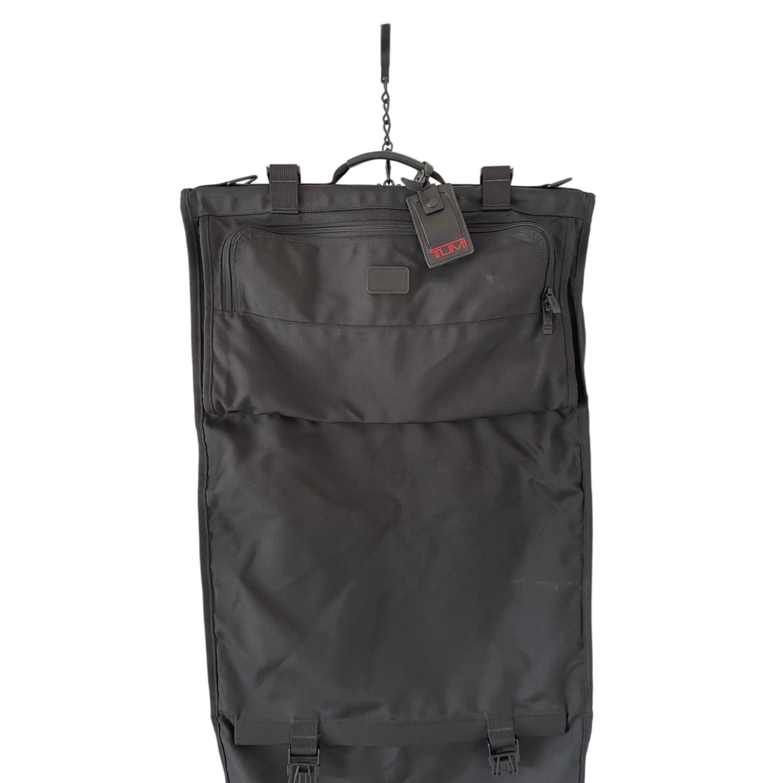 TUMI Garment Bag Travel Black Luggage Cover Full Suits Bifold Nylon 228D3
