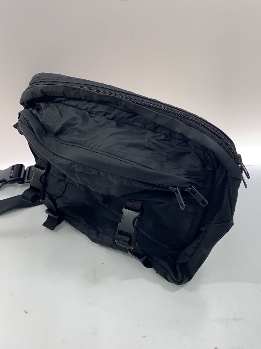 Authentic Porter Black Waist Bag 10cm Depth 20cm Height 34cm Width Crossbody
