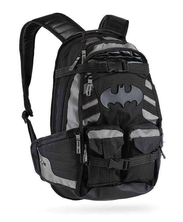 Black Knight Bat Batman Backpack Outdoor Travel Shoulder Bag Large Knapsack Gift