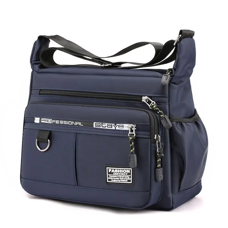 Men Crossbody Bag – Fashionable Multi-Pocket Storage Big Capacity Travel Gift