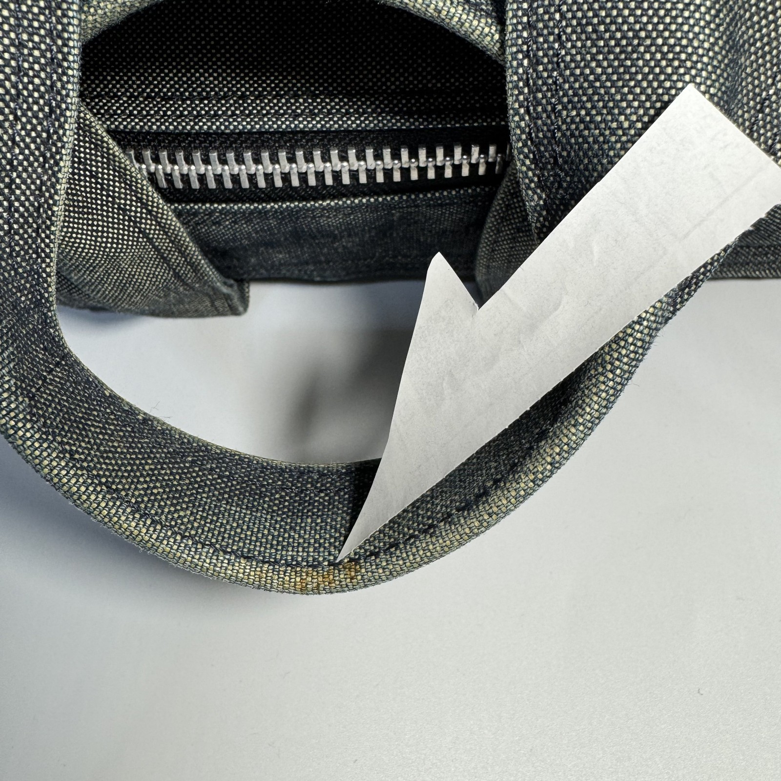 PORTER Deeper Boston Bag Gray Denim Quilted Yoshida Japan