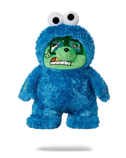 Sprayground x Sesame Street “Cookie Monster” Money Bear Backpack – Very Rare New