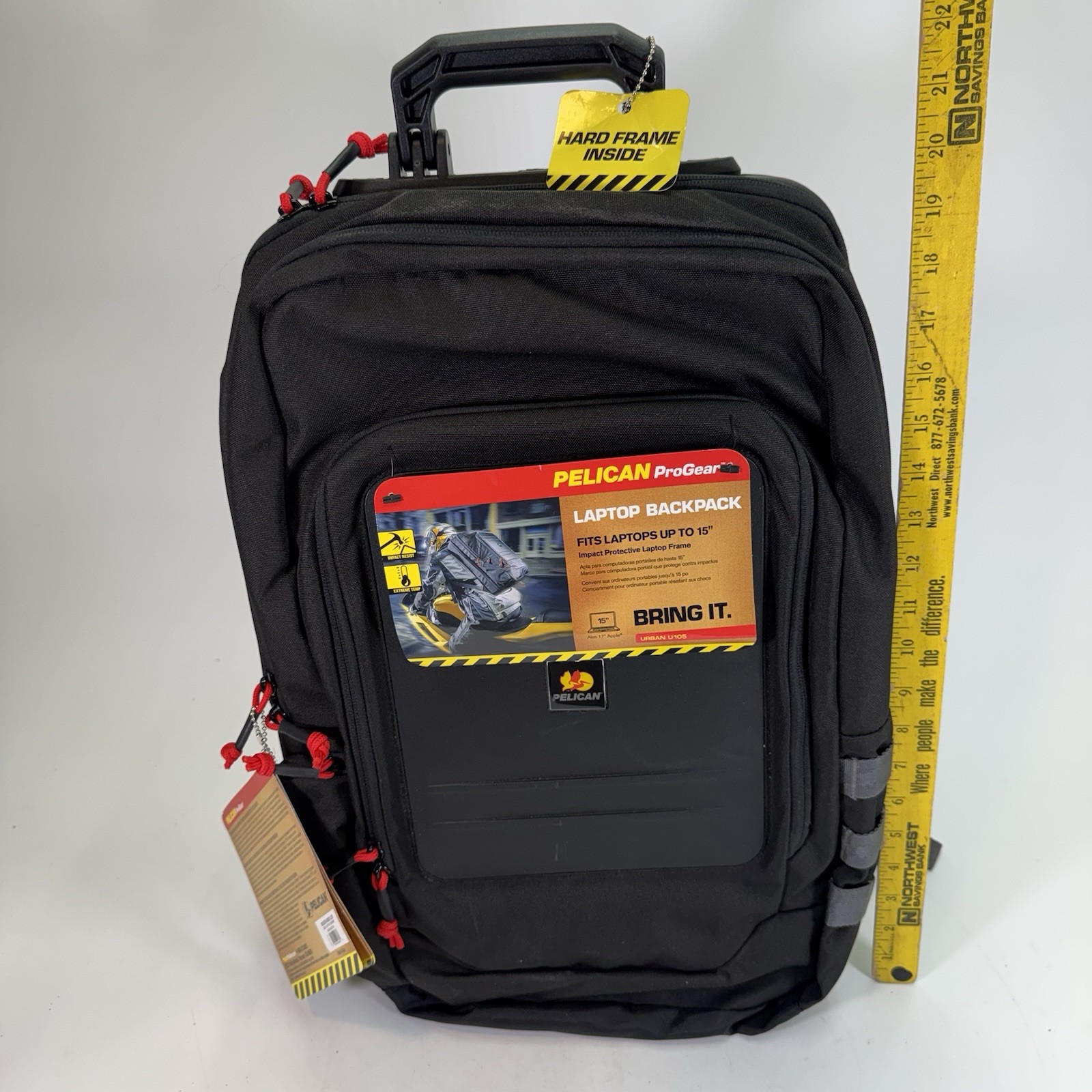 Pelican ProGear Urban U105 Laptop Backpack 15” Black Protective Case