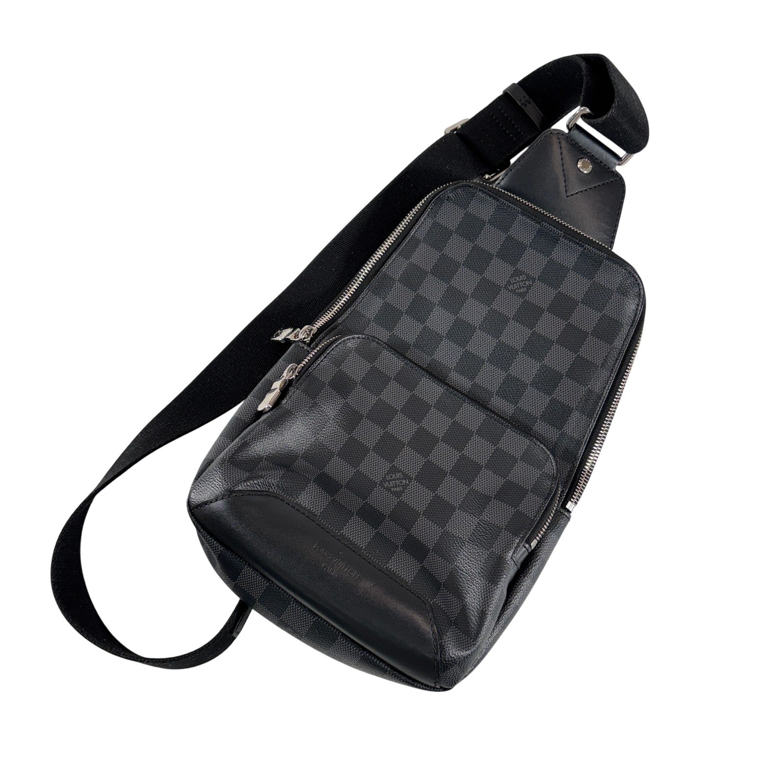 Louis Vuitton Avenue Sling Damier Graphite Canvas Slingbag – Entrupy COA