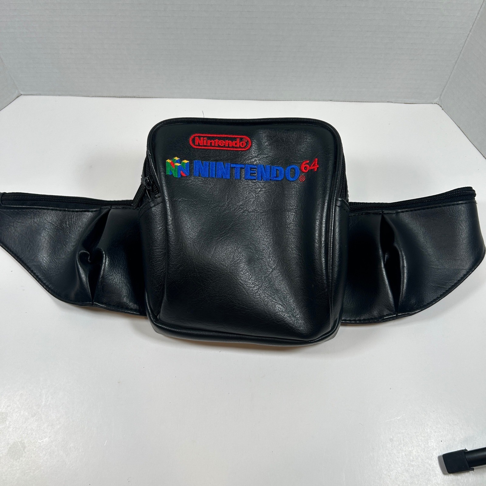 Vintage Nintendo 64 Fanny Pack Black Waist Bag Retro Gaming