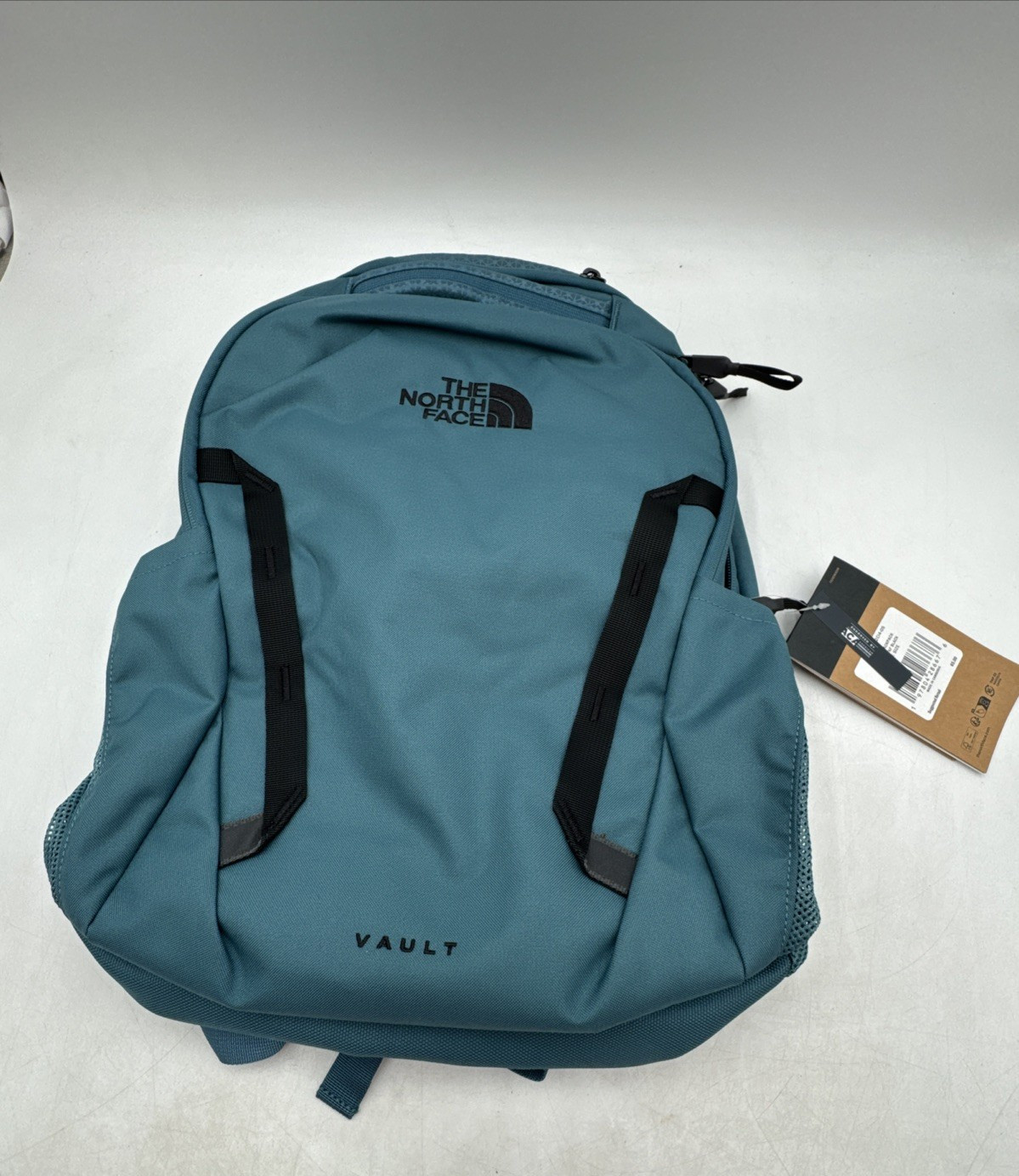 NEW The North Face Vault Backpack Deep Teal Space Black NWT