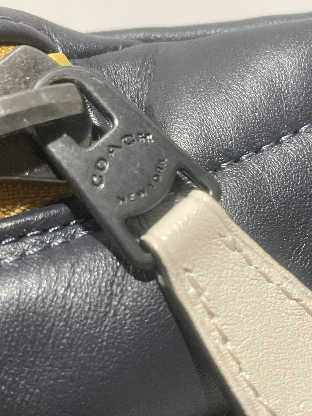 New COACH Track Belt Bag With Quilting And Coach Stamp Leather