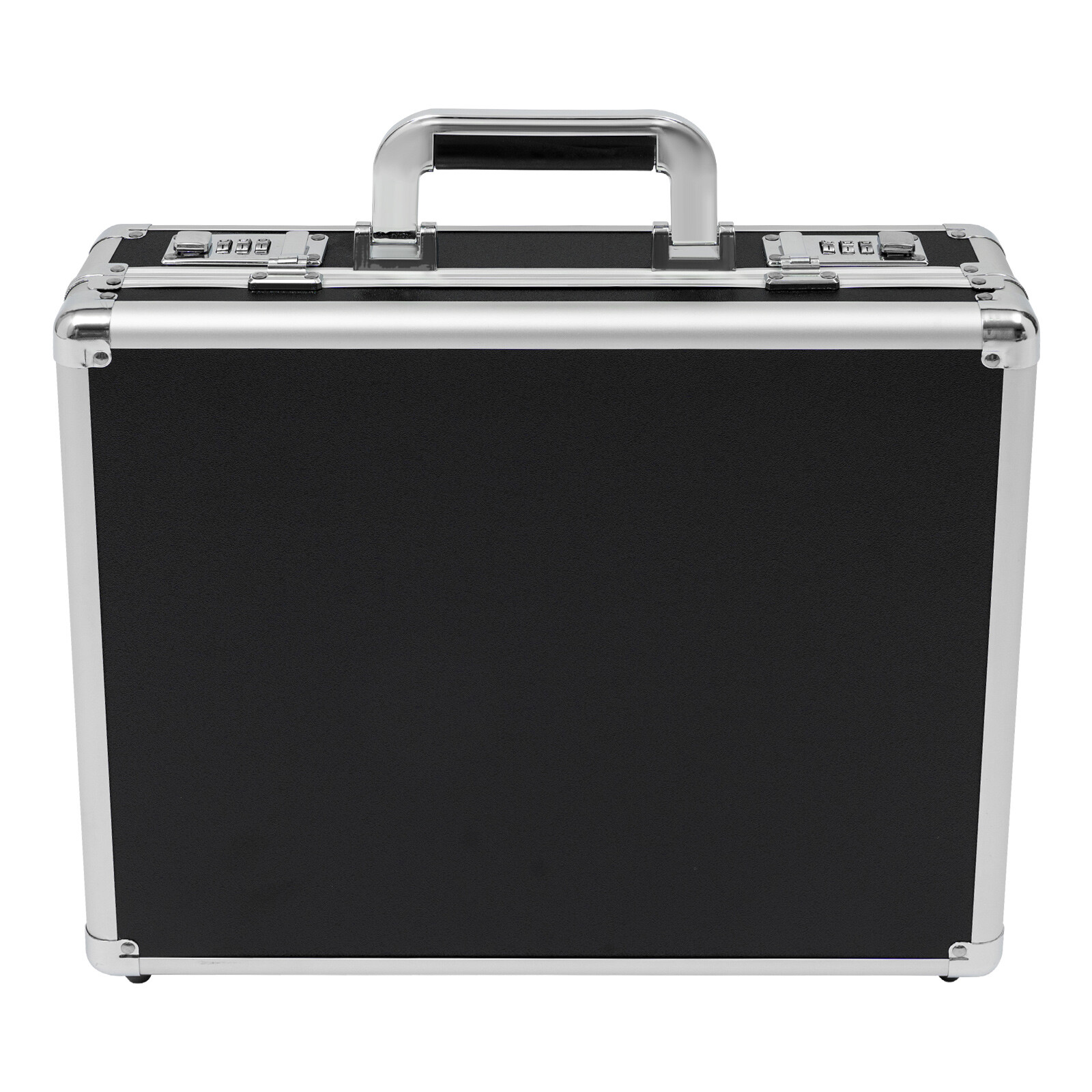 Aluminum Hard Case Big Capacity with Combination Lock Briefcase with Pocket