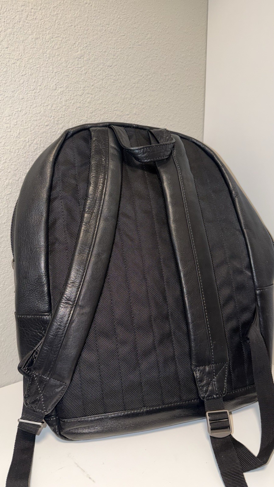 kenneth cole reaction All Black Leather backpack