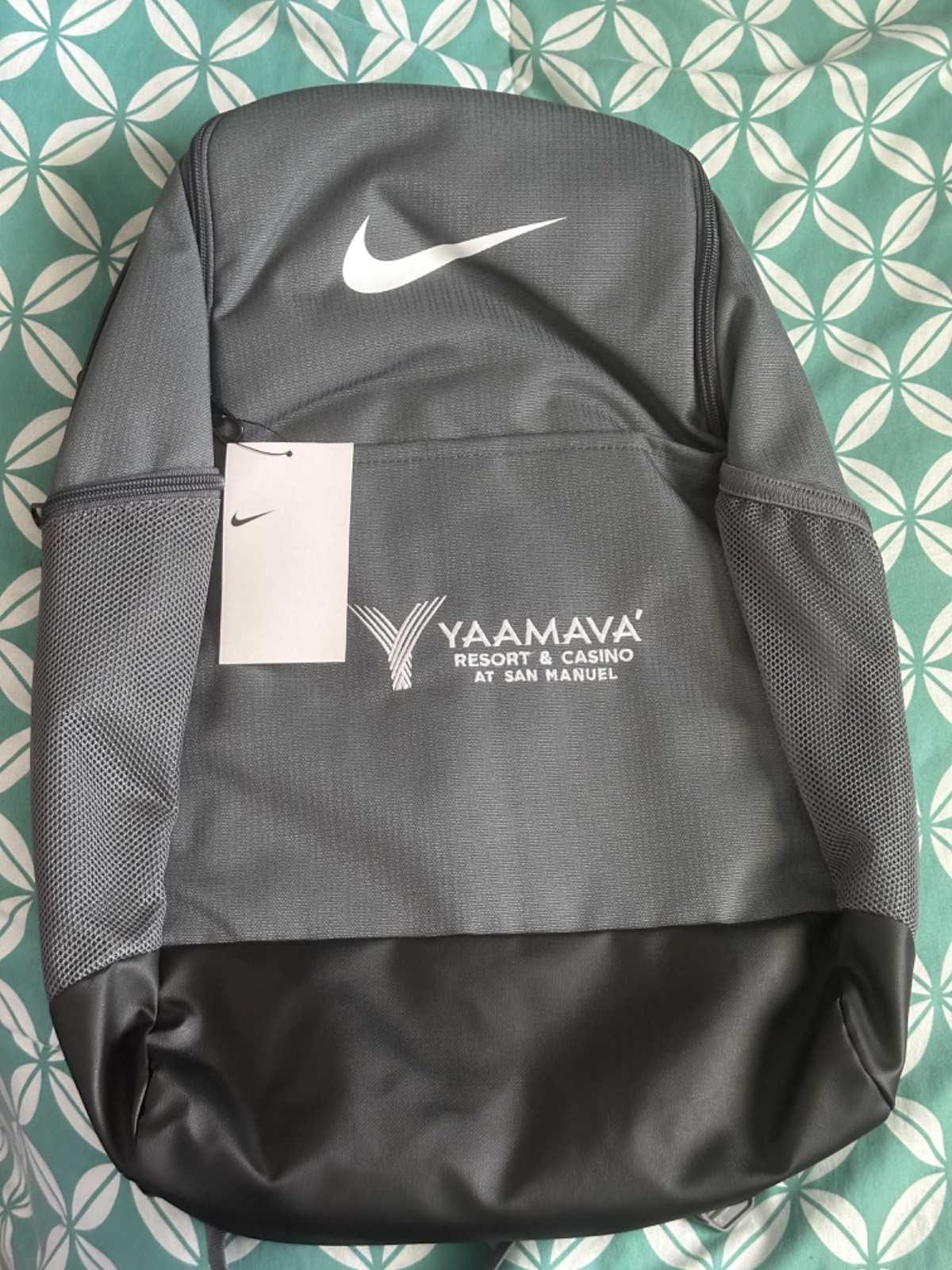 Nike New Brasilia 24L Yaamava Resort Casino San Manuel Backpack – Gray