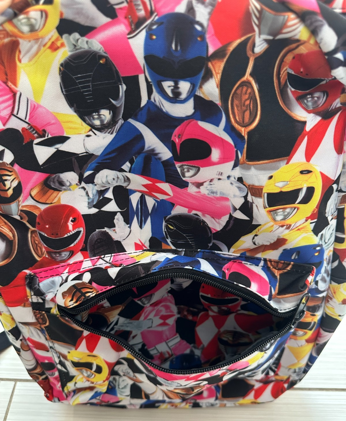 NEW Original Mighty Morphin Power Rangers Superhero Bag Backpack