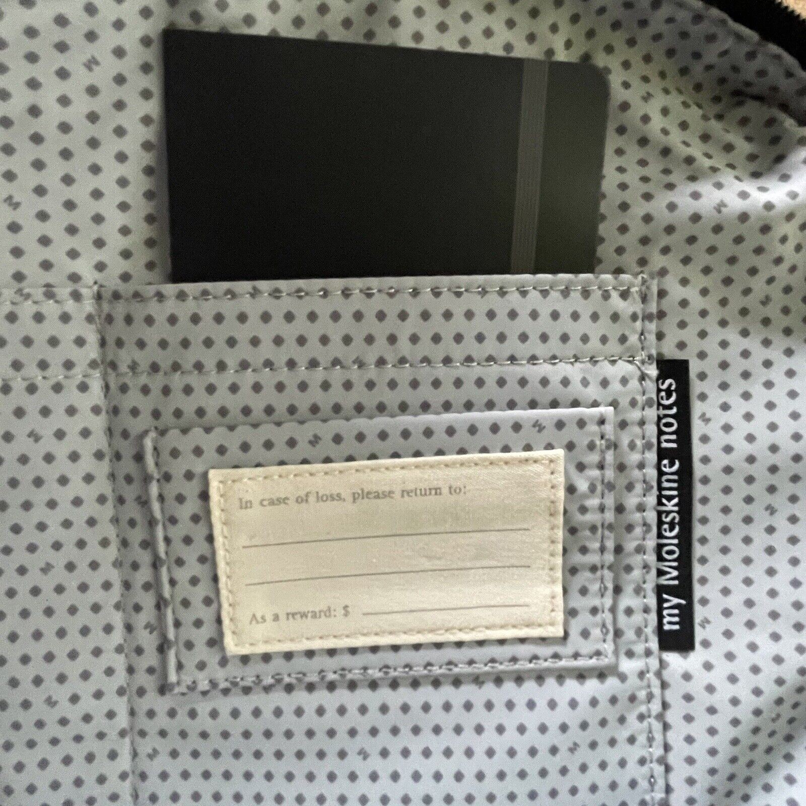 NWT Moleskine Brand Pro Backpack Classic Leather Collection Black Adult $339