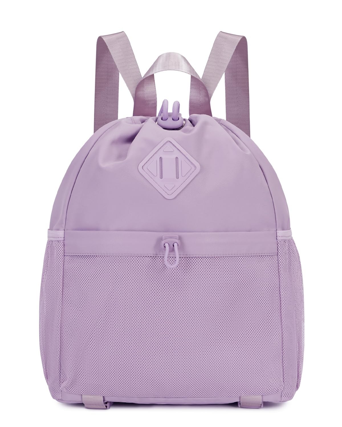 Drawstring Backpack for , Lightweight Gym Bag with Yoga Mat Strap, Water-Resi…