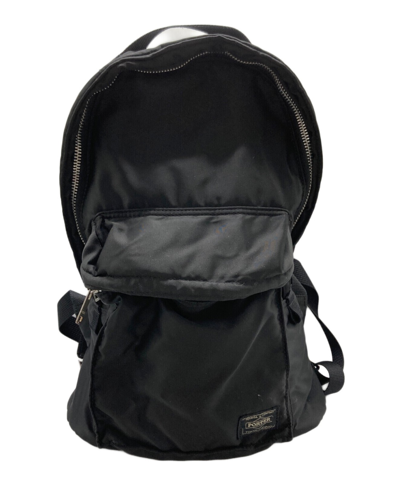 Porter Tanker Daypack Black Nylon Backpack Men Japan Zip Shoulder Bag 38cm