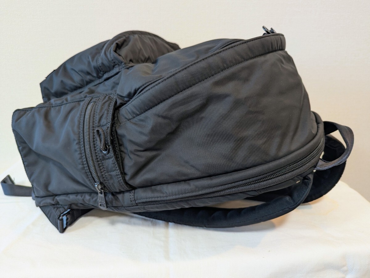 Yoshida Kaban Porter Senses Daypack Backpack Black Nylon Oxford 31x42x17cm 2-Lay