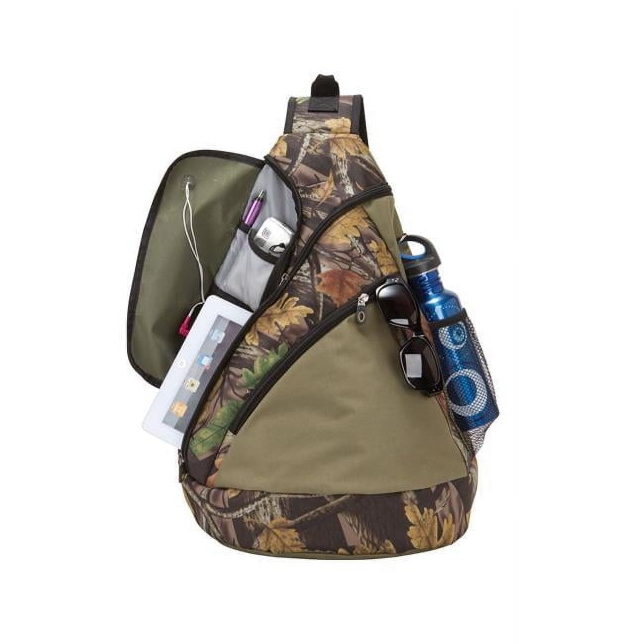 Unisex Sling Backpack Camouflage 600D Polyester