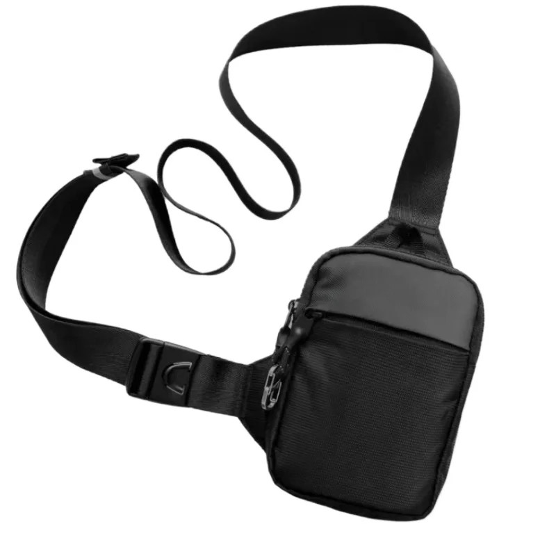 Fashionable Mini Crossbody Bag for Men with Stainless Steel Lock RFID Anti-Theft